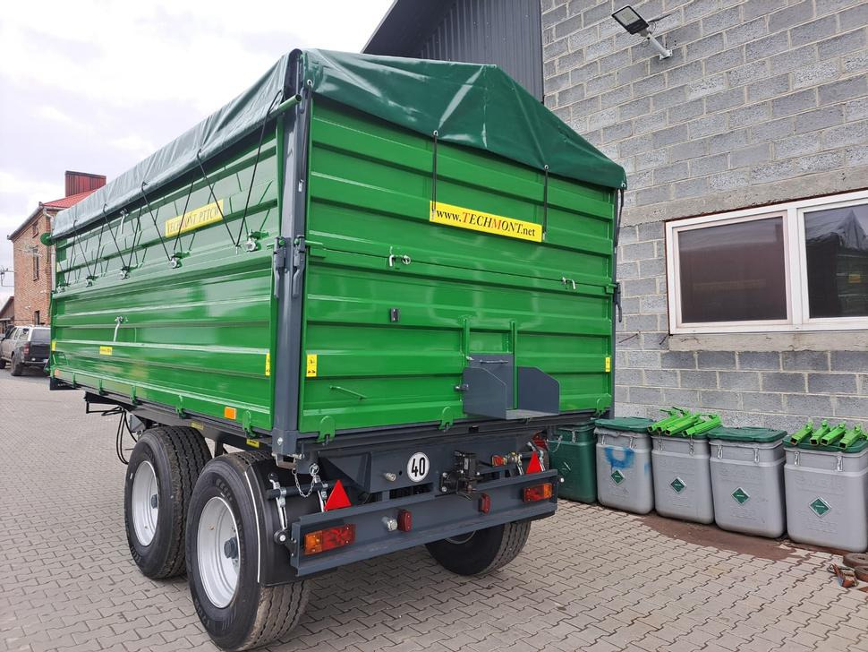 Yeni Damperli traktör römorku Techmont Anhänger / Trailer / Remorque / Rimorchio / Прицеп двухосный тандем / Przyczepa tandem PTTCW 310 10 t: fotoğraf 28