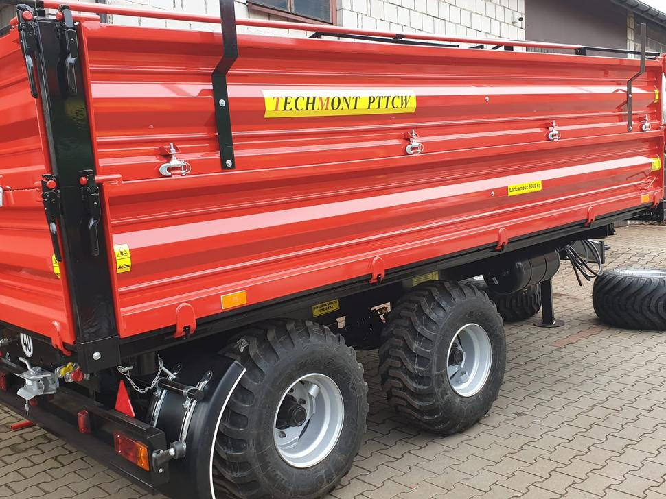 Yeni Damperli traktör römorku Techmont Anhänger / Trailer / Remorque / Rimorchio / Прицеп двухосный тандем / Przyczepa tandem PTTCW 310 10 t: fotoğraf 26