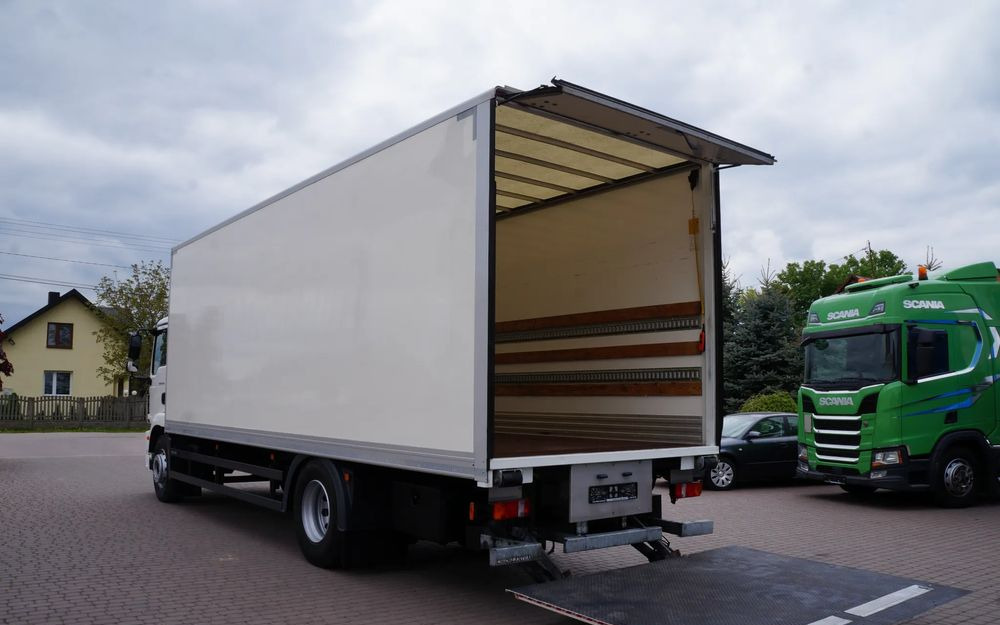 Kapalı kasa kamyon MAN TGM 18.250 / 18.290 EURO 6 KONTENER 19 PALET ŁAD. 9800 KG WINDA: fotoğraf 6