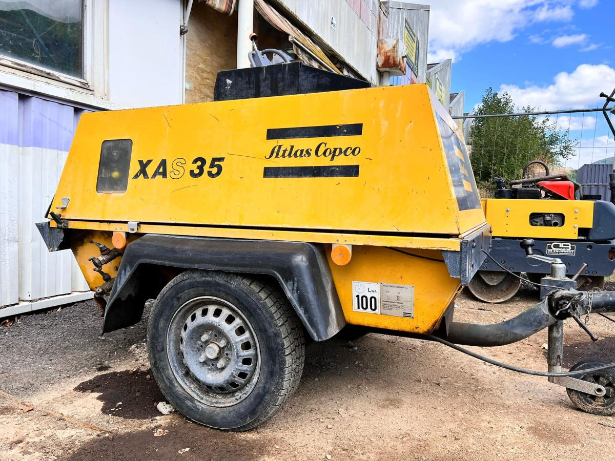 Atlas copco XAS 35 COMPRESSEUR 9BAR SUR REMORQUE (NET DE TVA) - Hava kompresörü: fotoğraf 1 Atlas copco XAS 35 COMPRESSEUR 9BAR SUR REMORQUE (NET DE TVA) - Hava kompresörü: fotoğraf 1