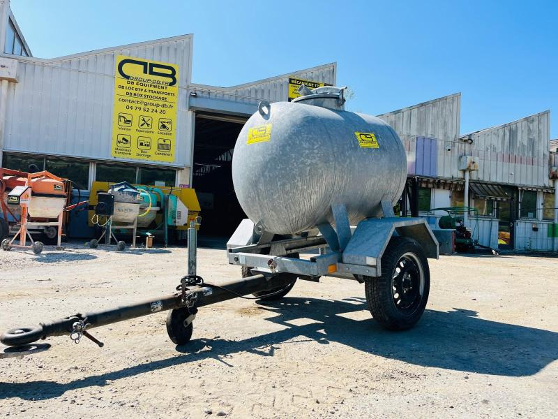 Cuve 500L sur remorque TR0500L - Tünel sondaj makinesi, Tanker römork: fotoğraf 1 Cuve 500L sur remorque TR0500L - Tünel sondaj makinesi, Tanker römork: fotoğraf 1