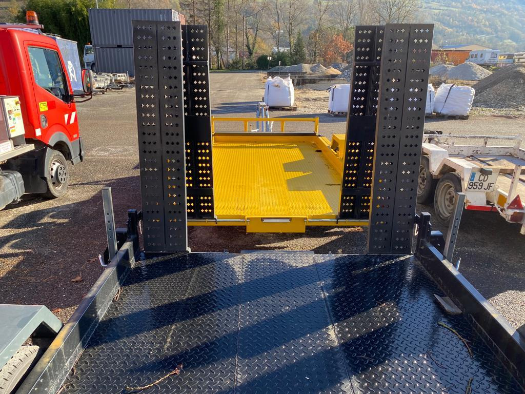 Yeni İş makinası römorku Moiroud ECO350 2 ESSIEUX 3T5 NEUVE NOIR: fotoğraf 6 Yeni İş makinası römorku Moiroud ECO350 2 ESSIEUX 3T5 NEUVE NOIR: fotoğraf 6