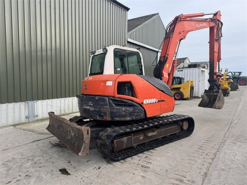 Kubota Kubota KX080-3 Digger - Paletli ekskavatör: fotoğraf 4 Kubota Kubota KX080-3 Digger - Paletli ekskavatör: fotoğraf 4