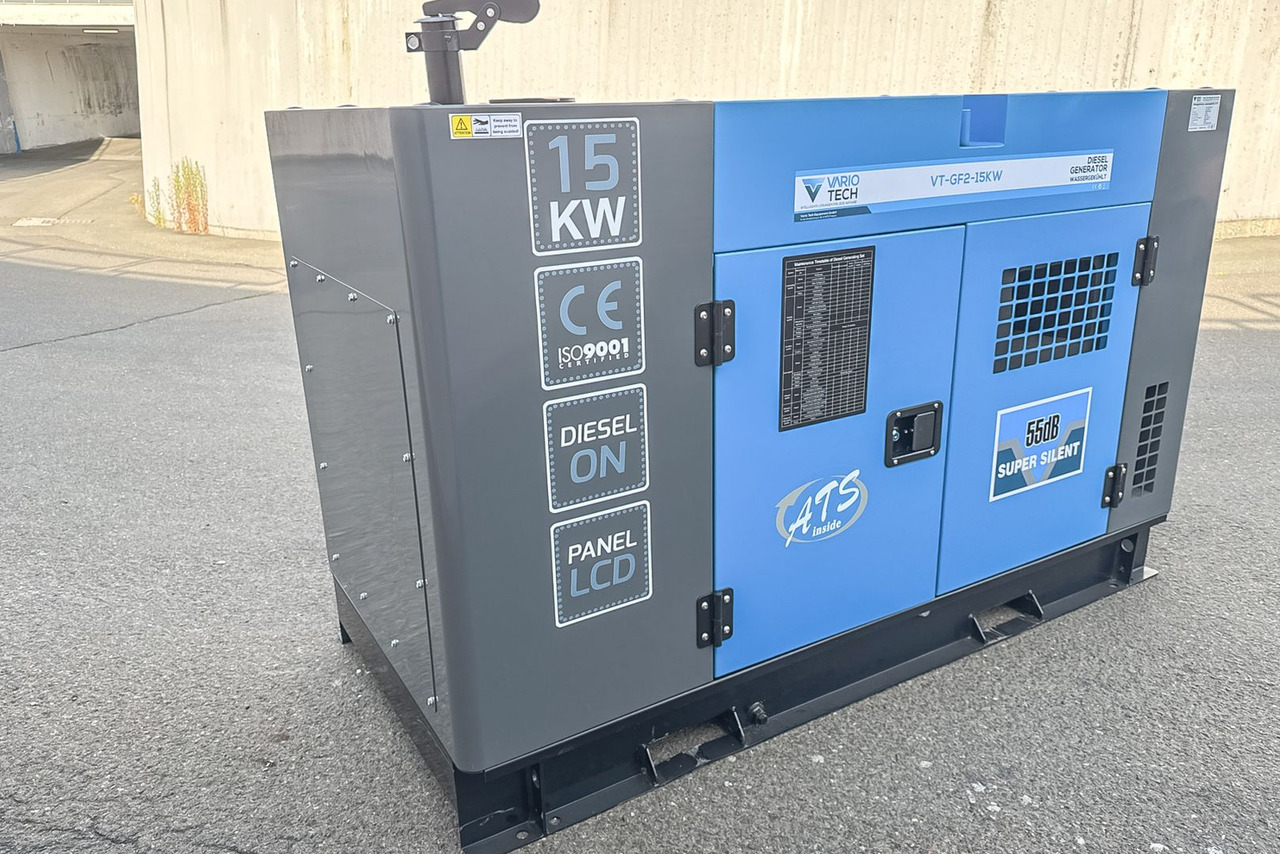 Vario Tech Dieselgenerator VT-GF2-15KW Super Silent + ATS - Elektrikli jeneratör: fotoğraf 4 Vario Tech Dieselgenerator VT-GF2-15KW Super Silent + ATS - Elektrikli jeneratör: fotoğraf 4