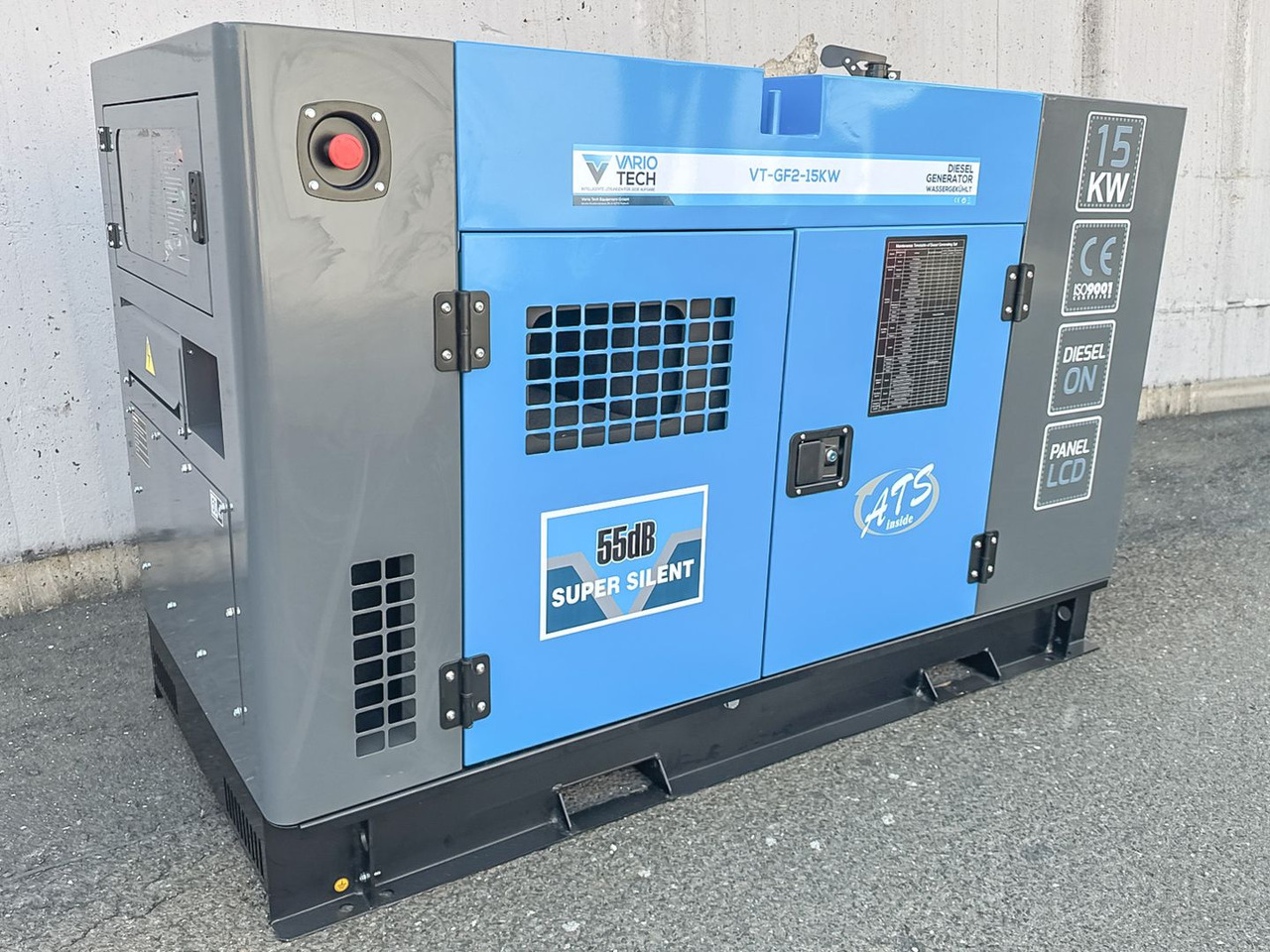 Vario Tech Dieselgenerator VT-GF2-15KW Super Silent + ATS - Elektrikli jeneratör: fotoğraf 1 Vario Tech Dieselgenerator VT-GF2-15KW Super Silent + ATS - Elektrikli jeneratör: fotoğraf 1
