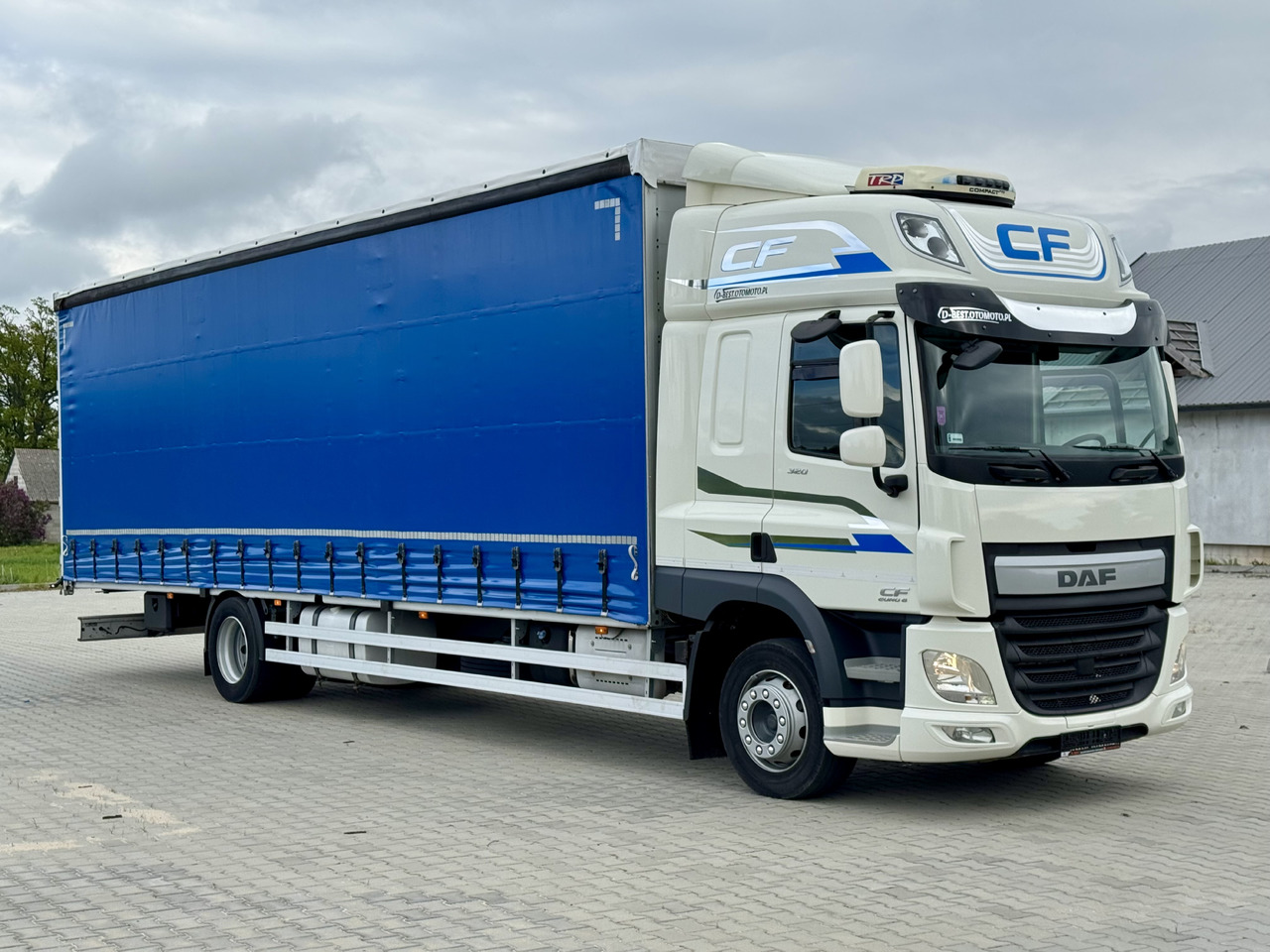 DAF CF 320 / FIRANKA / 24 EUROPALETY / SYPIALKA / AUTOMAT / KLIMA POSTOJOWA / 2017 ROK - Tenteli kamyon: fotoğraf 1 DAF CF 320 / FIRANKA / 24 EUROPALETY / SYPIALKA / AUTOMAT / KLIMA POSTOJOWA / 2017 ROK - Tenteli kamyon: fotoğraf 1