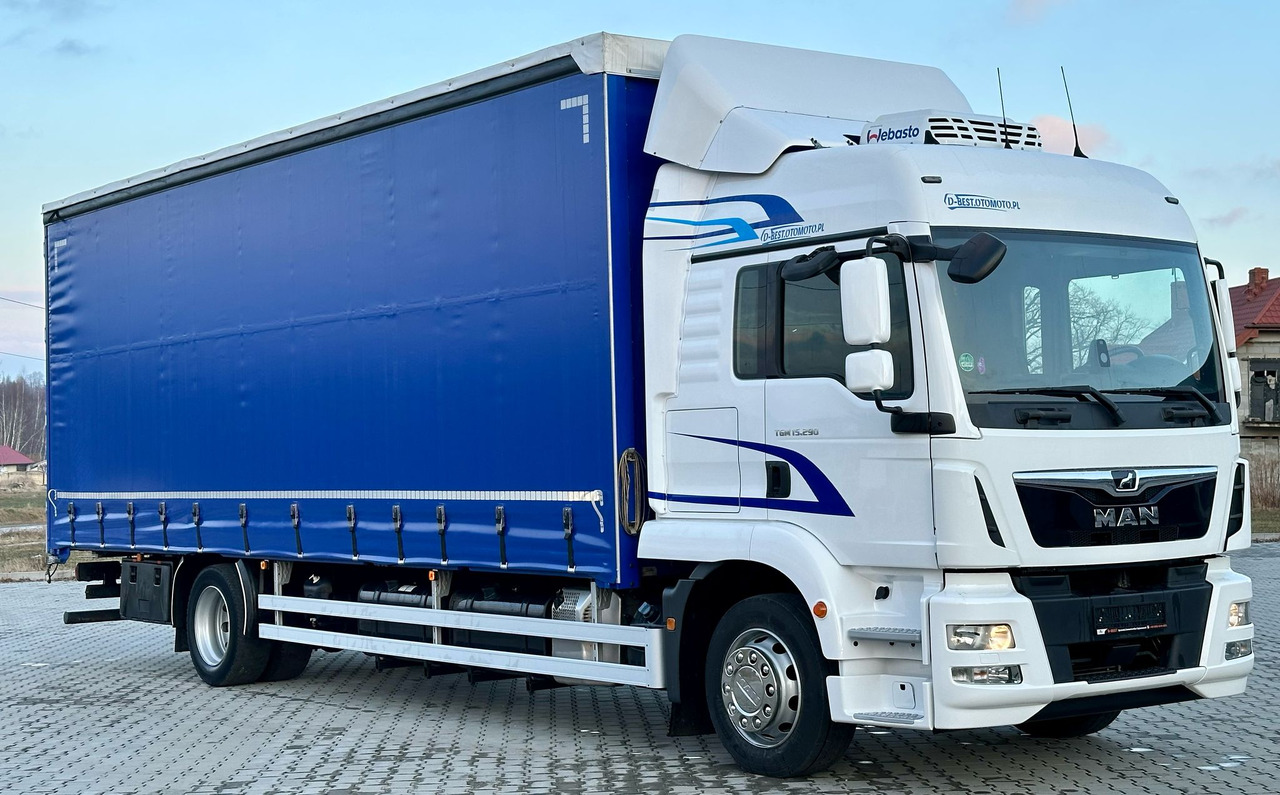 MAN TGM 15.290 / FIRANKA / 20 EUROPALET / AUTOMAT / SYPIALKA / DMC 16 T / 8 400 KG ŁADOWNOŚĆ - Tenteli kamyon: fotoğraf 1 MAN TGM 15.290 / FIRANKA / 20 EUROPALET / AUTOMAT / SYPIALKA / DMC 16 T / 8 400 KG ŁADOWNOŚĆ - Tenteli kamyon: fotoğraf 1