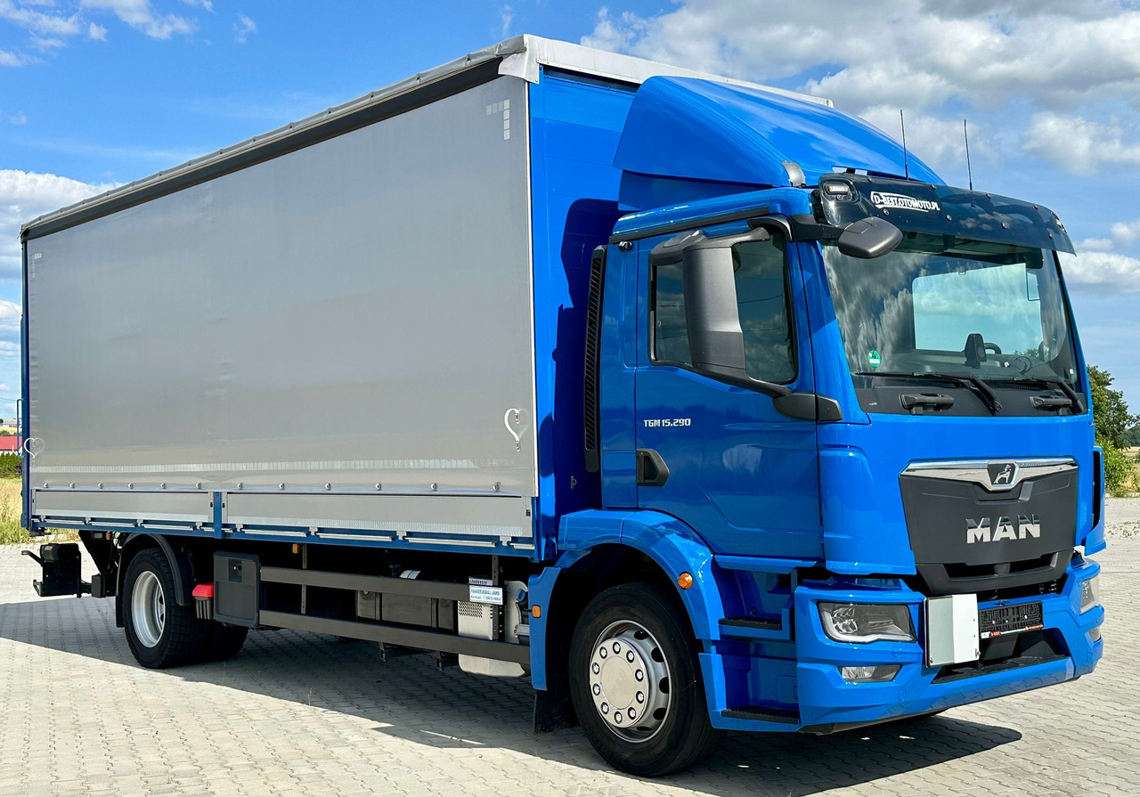 MAN TGM 15.290 / FIRANKA / WINDA / AUTOMAT / 2021 ROK / 18 EUROPALET / 15 T DMC - Tenteli kamyon: fotoğraf 1 MAN TGM 15.290 / FIRANKA / WINDA / AUTOMAT / 2021 ROK / 18 EUROPALET / 15 T DMC - Tenteli kamyon: fotoğraf 1