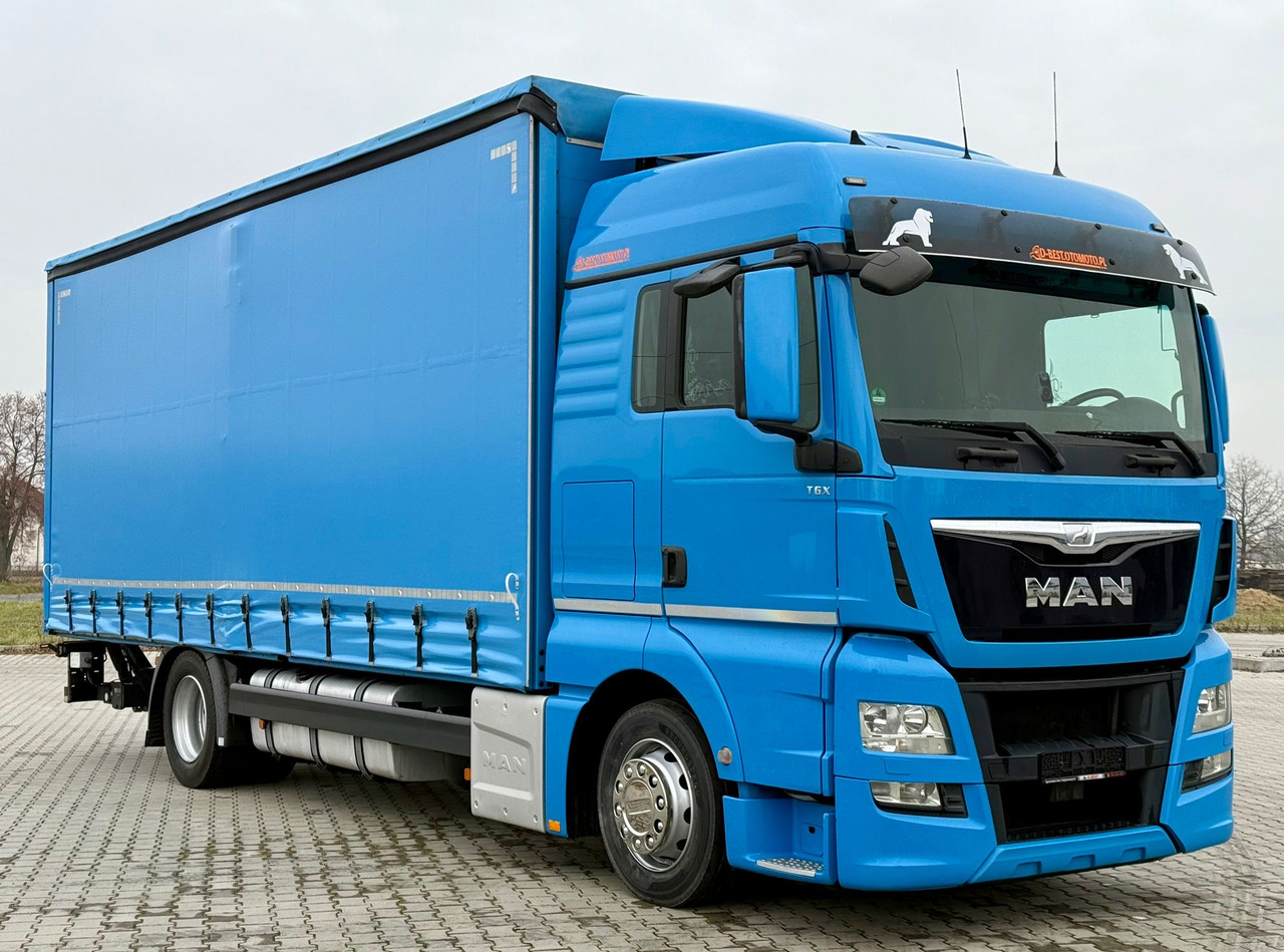 MAN TGX 18.360 / FIRANKA / WINDA / AUTOMAT / NOWE OPONY / EURO 6 / SYPIALKA / SPROWADZONY - Tenteli kamyon: fotoğraf 1 MAN TGX 18.360 / FIRANKA / WINDA / AUTOMAT / NOWE OPONY / EURO 6 / SYPIALKA / SPROWADZONY - Tenteli kamyon: fotoğraf 1