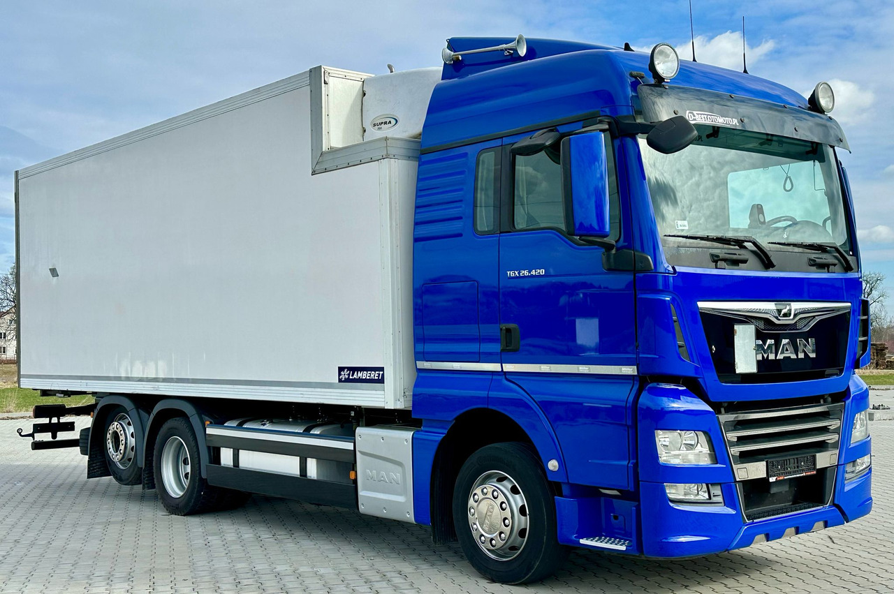 Refrijeratör kamyon MAN TGX 26.420 / CHŁODNIA / LAMBERET / 18 EUROPALET / 6x2 / 2017 ROK / SYPIALKA: fotoğraf 1
