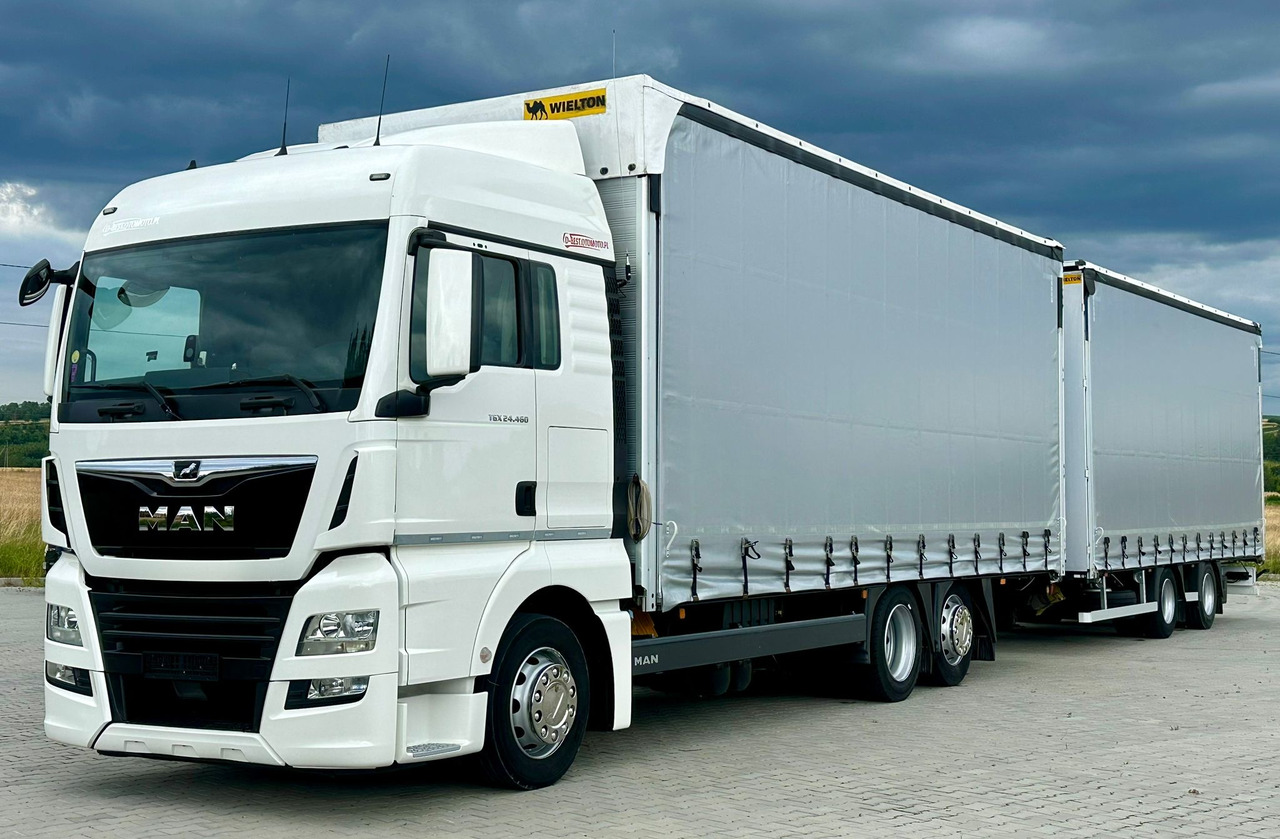 MAN TGX 26.460 / ZESTAW PRZEJAZDOWY / 38 PALET / AUTOMAT / SYPIALKA / PRZYCZEPA WIELTON / 2019 ROK / NISKI PRZEBIEG - Tenteli kamyon: fotoğraf 1 MAN TGX 26.460 / ZESTAW PRZEJAZDOWY / 38 PALET / AUTOMAT / SYPIALKA / PRZYCZEPA WIELTON / 2019 ROK / NISKI PRZEBIEG - Tenteli kamyon: fotoğraf 1