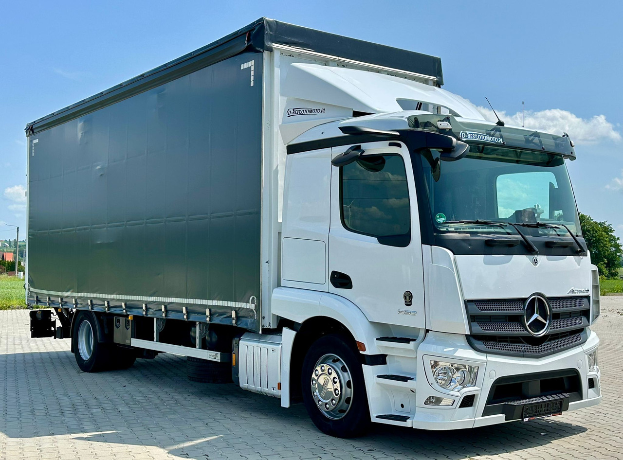 MERCEDES-BENZ ACTROS 1833 / FIRANKA / WINDA / 18 PALET / AUTOMAT / 310 TYS KM / DUŻY SILNIK / 2020 ROK / SYPIALKA - Tenteli kamyon: fotoğraf 1 MERCEDES-BENZ ACTROS 1833 / FIRANKA / WINDA / 18 PALET / AUTOMAT / 310 TYS KM / DUŻY SILNIK / 2020 ROK / SYPIALKA - Tenteli kamyon: fotoğraf 1