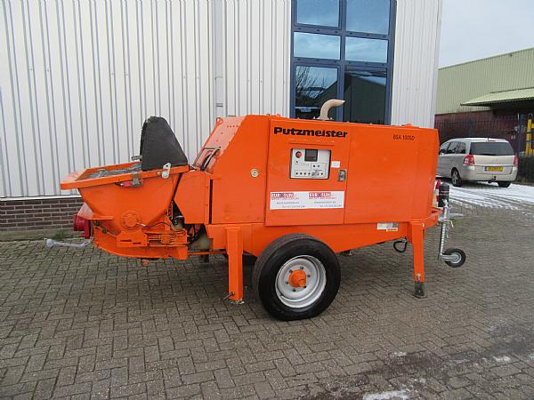 2014 PUTZMEISTER BSA1005 DC trailer mounted. - Sabit beton pompası: fotoğraf 1 2014 PUTZMEISTER BSA1005 DC trailer mounted. - Sabit beton pompası: fotoğraf 1