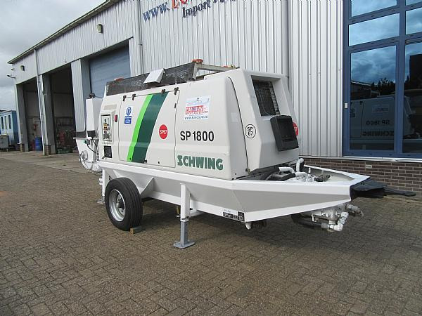 Sabit beton pompası 2014 SCHWING BP 1800 D -129 KW static pump: fotoğraf 1