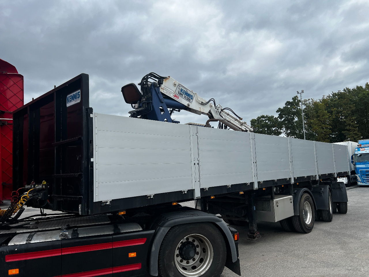 Pacton Stenenoplegger met Kennis 14.000 Kraan, Crane - Açık/ Sal dorse: fotoğraf 1 Pacton Stenenoplegger met Kennis 14.000 Kraan, Crane - Açık/ Sal dorse: fotoğraf 1
