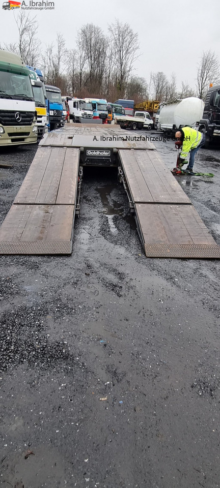 Goldhofer TU-L 3-24/80 Tieflader 10.00 m Ladefläche - Alçak çerçeveli platform römork: fotoğraf 3 Goldhofer TU-L 3-24/80 Tieflader 10.00 m Ladefläche - Alçak çerçeveli platform römork: fotoğraf 3