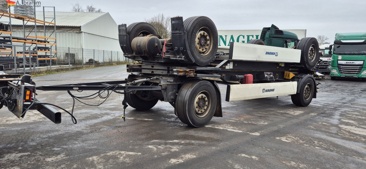 Krone AZ 3x vorhanden SAF Achsen, fertig gestapelt - Konteynır taşıyıcı/ Yedek karoser römork: fotoğraf 1 Krone AZ 3x vorhanden SAF Achsen, fertig gestapelt - Konteynır taşıyıcı/ Yedek karoser römork: fotoğraf 1