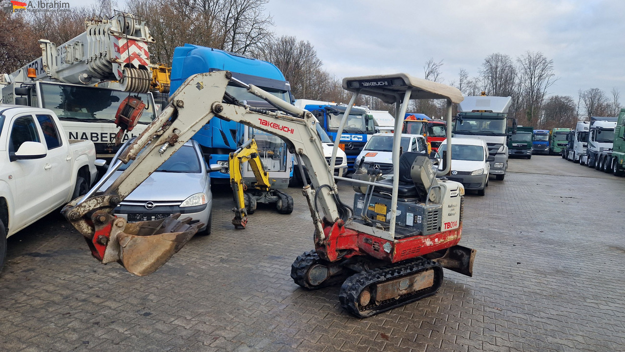 Takeuchi TB 014 Minibagger Zustand gut - Mini ekskavatör: fotoğraf 1 Takeuchi TB 014 Minibagger Zustand gut - Mini ekskavatör: fotoğraf 1
