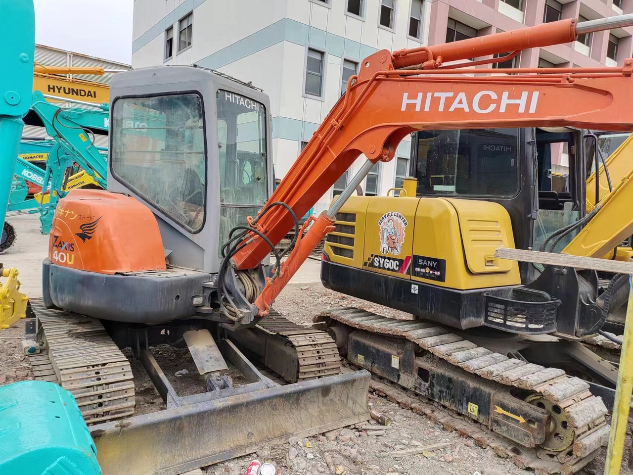 HITACHI ZX40U - Mini ekskavatör: fotoğraf 4 HITACHI ZX40U - Mini ekskavatör: fotoğraf 4