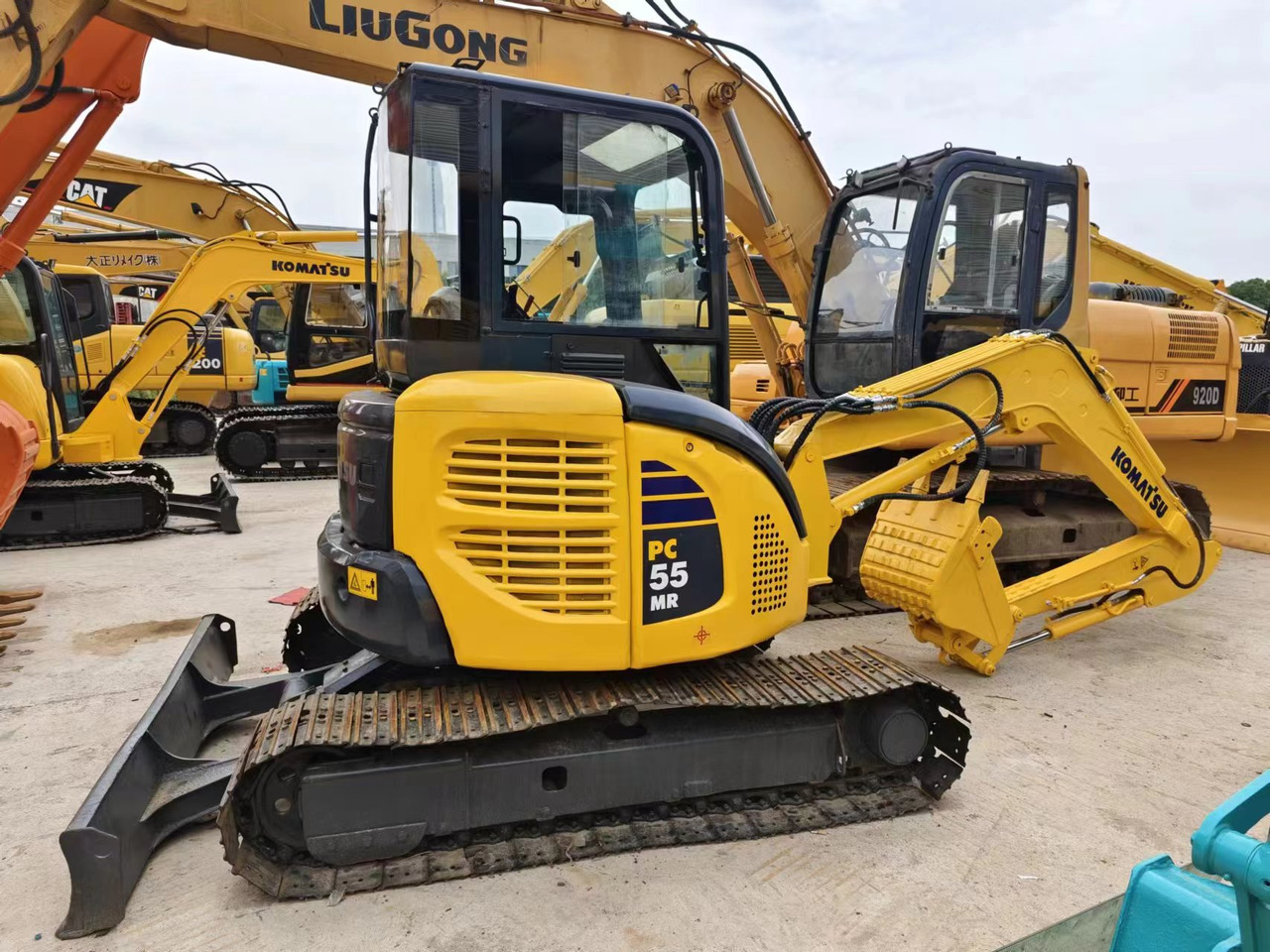 KOMATSU PC55 PC55MR PC56 PC60 - Mini ekskavatör: fotoğraf 1 KOMATSU PC55 PC55MR PC56 PC60 - Mini ekskavatör: fotoğraf 1