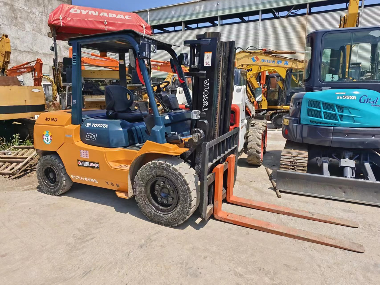 TOYOTA FD50 - Dizel forklift: fotoğraf 1 TOYOTA FD50 - Dizel forklift: fotoğraf 1