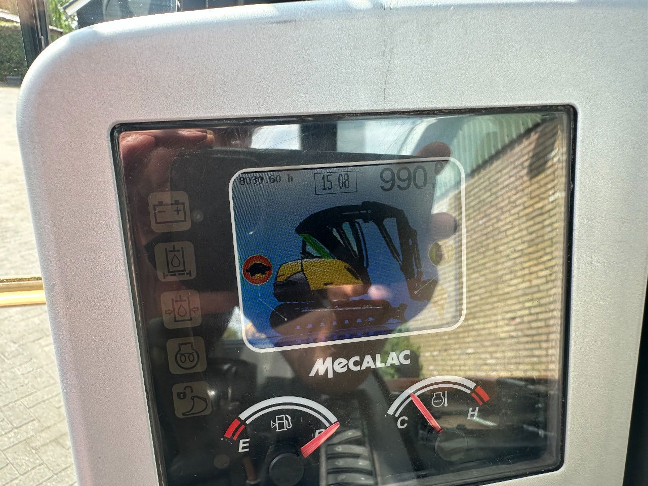 Mini ekskavatör Mecalac 6MCR: fotoğraf 15