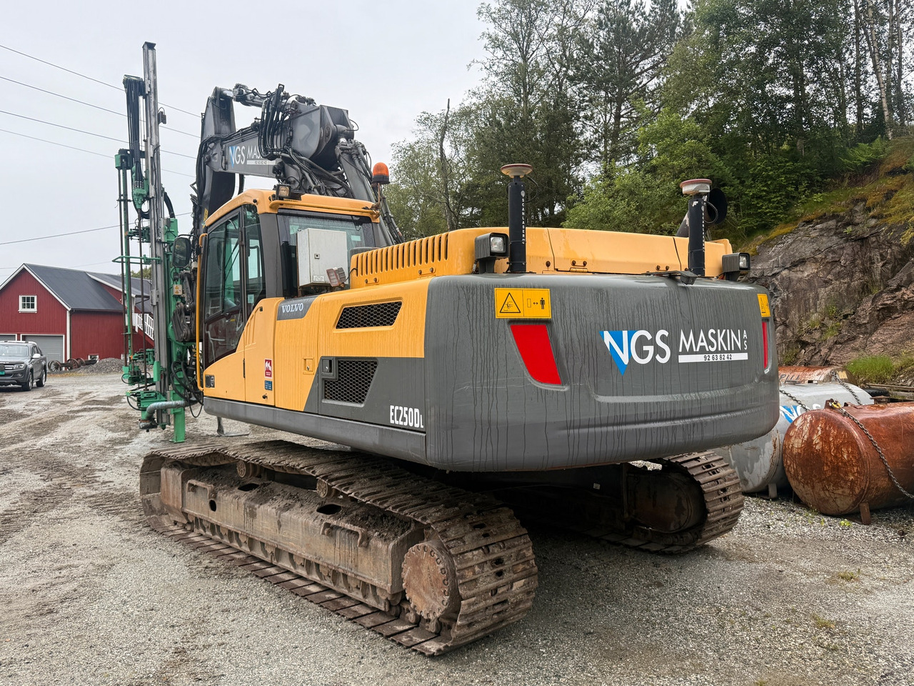 Volvo EC250DL med Montabert tårn - Paletli ekskavatör: fotoğraf 4 Volvo EC250DL med Montabert tårn - Paletli ekskavatör: fotoğraf 4