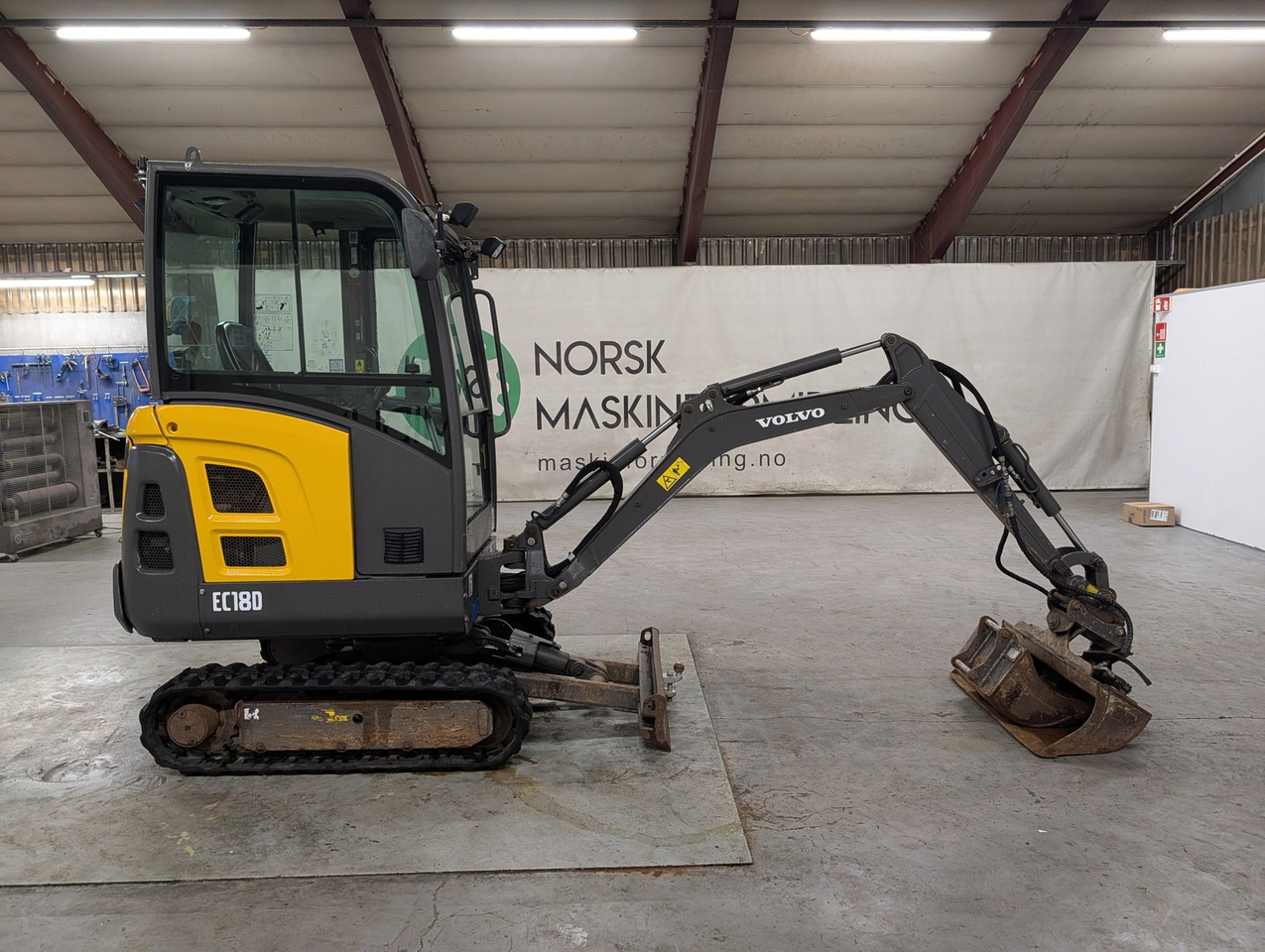 Volvo ECR18D - Mini ekskavatör: fotoğraf 5 Volvo ECR18D - Mini ekskavatör: fotoğraf 5
