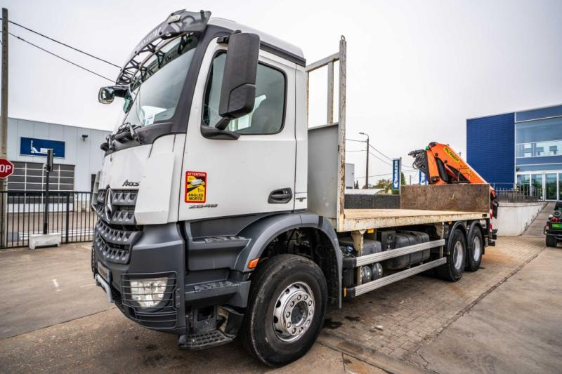 Mercedes AROCS 2648 + PALFINGER 23 T/M + 5 EXT - Sal/ Açık kasa kamyon, Vinçli kamyon: fotoğraf 1 Mercedes AROCS 2648 + PALFINGER 23 T/M + 5 EXT - Sal/ Açık kasa kamyon, Vinçli kamyon: fotoğraf 1