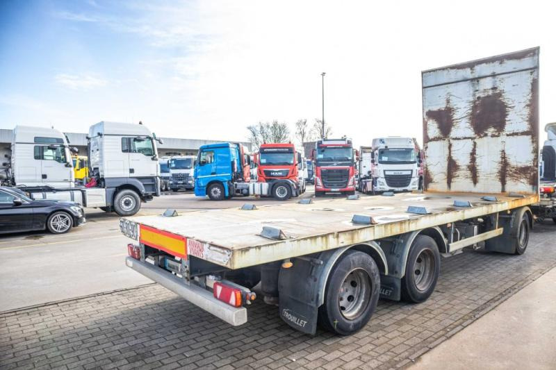 Trouillet PLATEAU + 3 ASSEN DOLLY - Platform/ Açık kasa römork: fotoğraf 3 Trouillet PLATEAU + 3 ASSEN DOLLY - Platform/ Açık kasa römork: fotoğraf 3