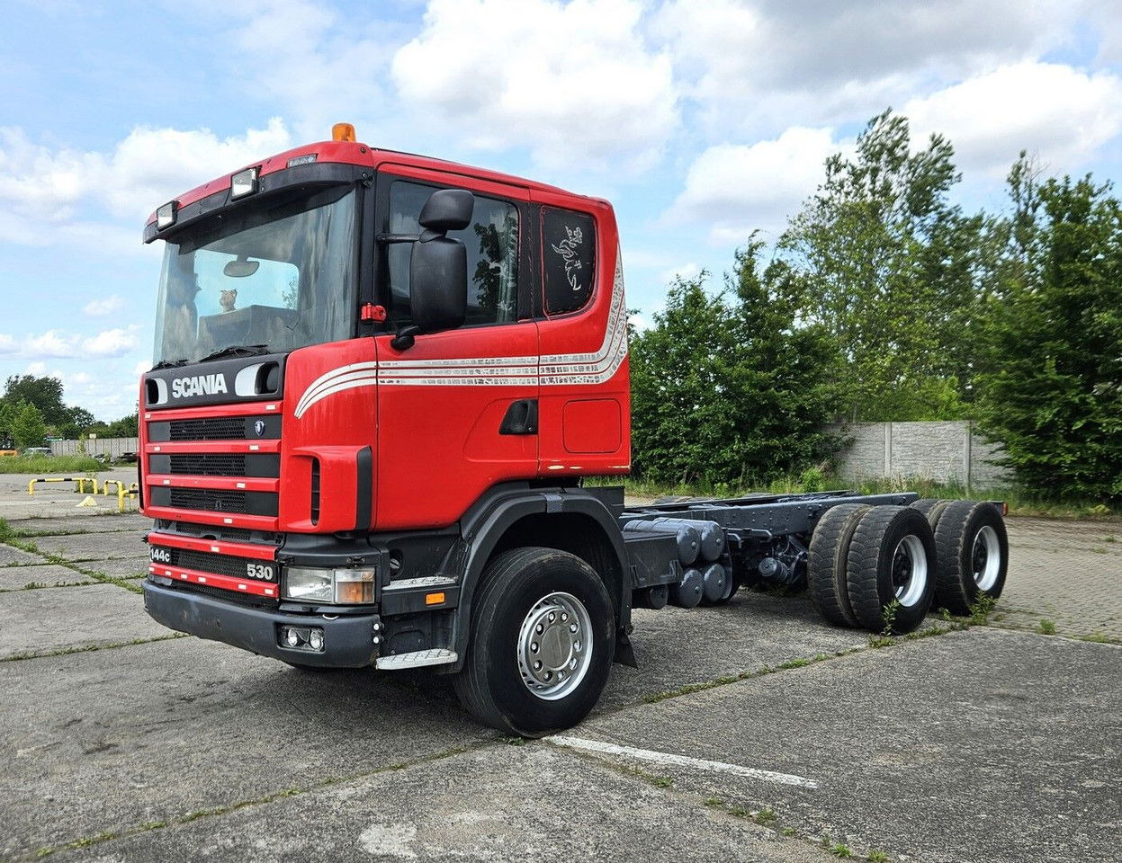 Scania 144 530 6X4 Manual Pump AND Injectros - Full Sprin G - Şasi kamyon: fotoğraf 1 Scania 144 530 6X4 Manual Pump AND Injectros - Full Sprin G - Şasi kamyon: fotoğraf 1