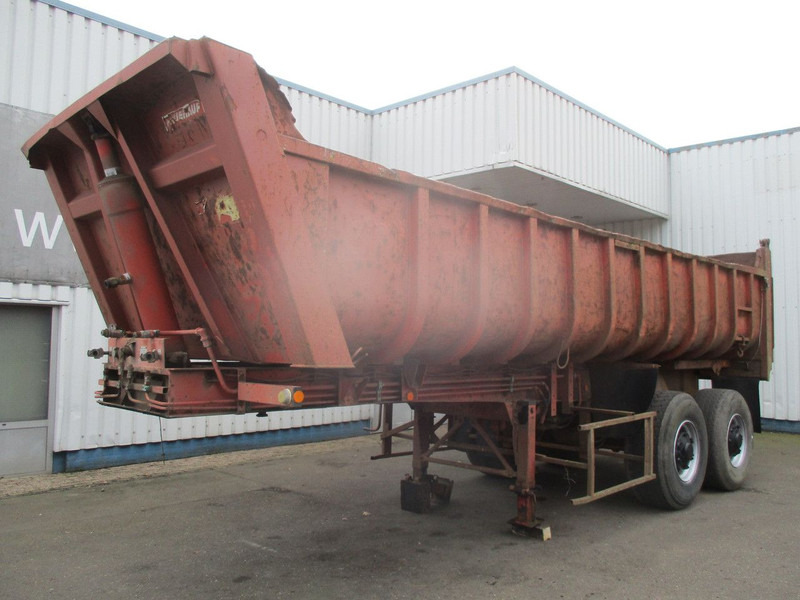 Fruehauf D33C , 2 axle , Steel tipper trailer , Drum Brakes , Spring suspension - Damperli dorse: fotoğraf 1 Fruehauf D33C , 2 axle , Steel tipper trailer , Drum Brakes , Spring suspension - Damperli dorse: fotoğraf 1