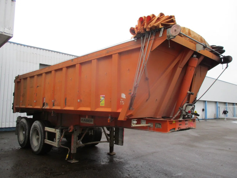 Kaiser 2 axle , steel tipper trailer , spring suspension , drum brakes - Damperli dorse: fotoğraf 4 Kaiser 2 axle , steel tipper trailer , spring suspension , drum brakes - Damperli dorse: fotoğraf 4