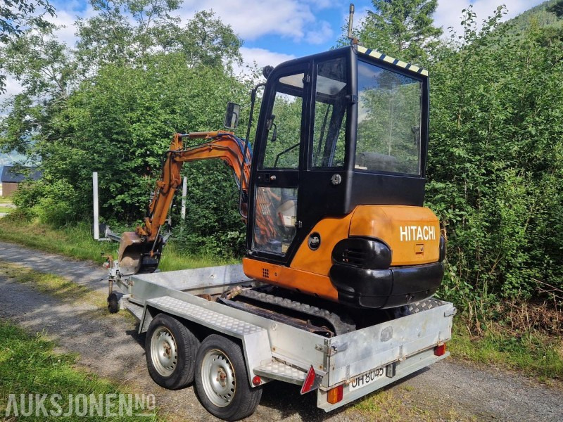 1996 Fiat-Hitachi FH15.2 Minigraver med gripeklo, pigghammer, 3 skuffer og Tysse maskinhenger MVA-FRI - Mini ekskavatör: fotoğraf 3 1996 Fiat-Hitachi FH15.2 Minigraver med gripeklo, pigghammer, 3 skuffer og Tysse maskinhenger MVA-FRI - Mini ekskavatör: fotoğraf 3