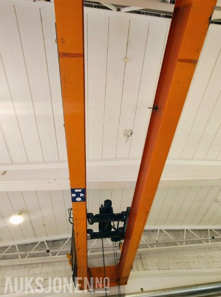 1997 Demag ZKKE Traverskran - Bredde 8500 mm - løftekapasitet 5 tonn - Vinç: fotoğraf 3 1997 Demag ZKKE Traverskran - Bredde 8500 mm - løftekapasitet 5 tonn - Vinç: fotoğraf 3