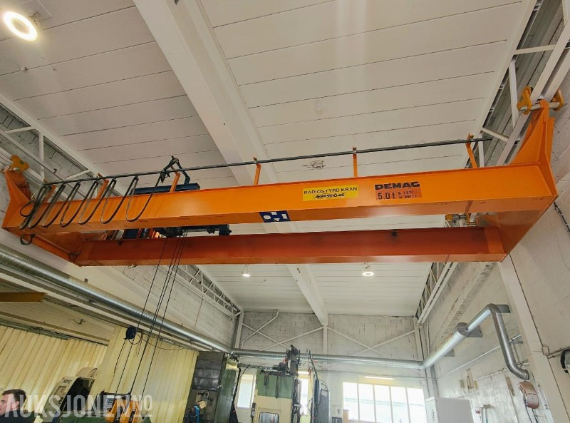 1997 Demag ZKKE Traverskran - Bredde 8500 mm - løftekapasitet 5 tonn - Vinç: fotoğraf 1 1997 Demag ZKKE Traverskran - Bredde 8500 mm - løftekapasitet 5 tonn - Vinç: fotoğraf 1