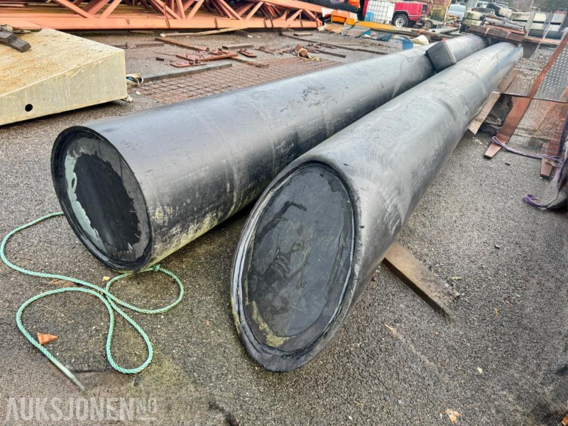 2 stk PVC-RØR - 15 meter - İnşaat ekipmanı: fotoğraf 1 2 stk PVC-RØR - 15 meter - İnşaat ekipmanı: fotoğraf 1