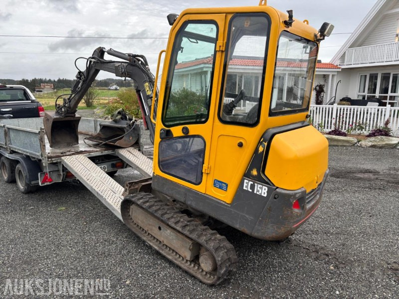 2004 Volvo EC15B XTV HK-S30. 2Skuffer + Ifor Williams Maskinhenger. - Ekskavatör: fotoğraf 4 2004 Volvo EC15B XTV HK-S30. 2Skuffer + Ifor Williams Maskinhenger. - Ekskavatör: fotoğraf 4
