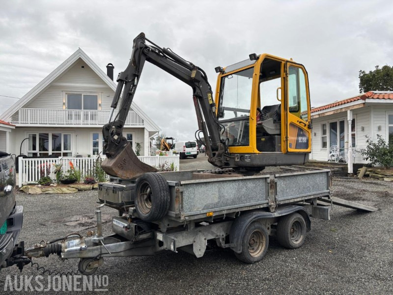 2004 Volvo EC15B XTV HK-S30. 2Skuffer + Ifor Williams Maskinhenger. - Ekskavatör: fotoğraf 1 2004 Volvo EC15B XTV HK-S30. 2Skuffer + Ifor Williams Maskinhenger. - Ekskavatör: fotoğraf 1