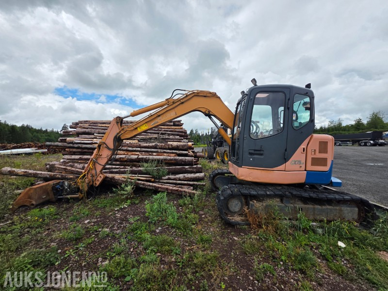 2005 Case CX75R Beltegraver med SMS Pusseskuff - 3815 arbeidstimer - Ekskavatör: fotoğraf 3 2005 Case CX75R Beltegraver med SMS Pusseskuff - 3815 arbeidstimer - Ekskavatör: fotoğraf 3