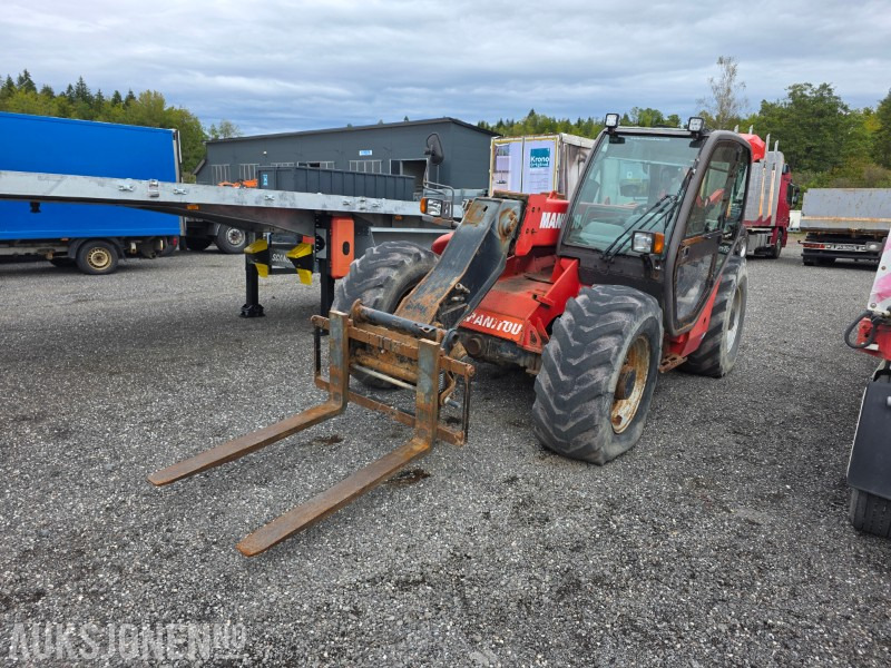 2007 Manitou maniscopic MLT 634 teleskoplaster m/pallegafler - İnşaat ekipmanı: fotoğraf 1 2007 Manitou maniscopic MLT 634 teleskoplaster m/pallegafler - İnşaat ekipmanı: fotoğraf 1