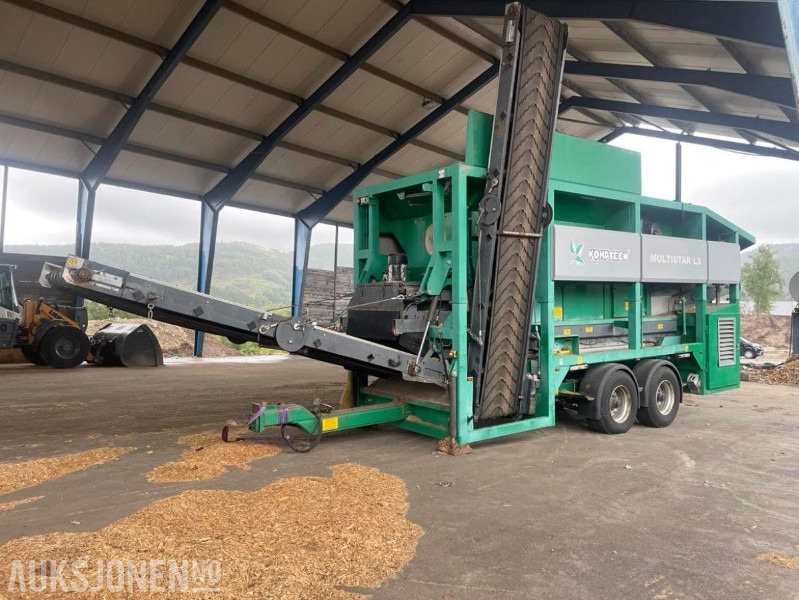 2008 Komptech MultiStar L3 mobilt sikteverk/ sorteringsverk. GOD KAPASITET. Verk: 3350 timer - Motor: 5250 timer. - Elek: fotoğraf 1 2008 Komptech MultiStar L3 mobilt sikteverk/ sorteringsverk. GOD KAPASITET. Verk: 3350 timer - Motor: 5250 timer. - Elek: fotoğraf 1
