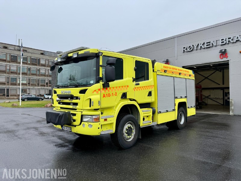2011 Scania P400 4x4 - brannbil - mannskapsbil - godt utstyrt - nylig EU-godkjent - İtfaiye aracı: fotoğraf 1 2011 Scania P400 4x4 - brannbil - mannskapsbil - godt utstyrt - nylig EU-godkjent - İtfaiye aracı: fotoğraf 1