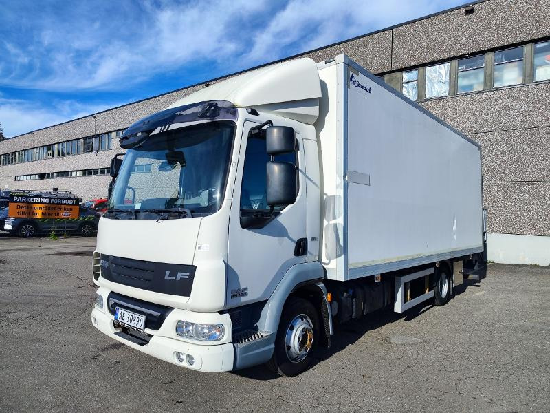 2012 DAF LF 45.180 / Zepro 1500 løftelem / Sidedør på skap - Kapalı kasa kamyon: fotoğraf 1 2012 DAF LF 45.180 / Zepro 1500 løftelem / Sidedør på skap - Kapalı kasa kamyon: fotoğraf 1