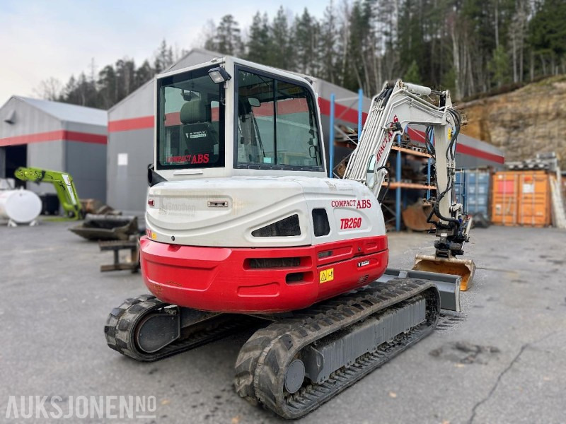 2014 TAKEUCHI TB260 MINIGRAVER SMP TILTROTATOR OG S40 HK FESTE PLANERINGSSKUFF - Mini ekskavatör: fotoğraf 5 2014 TAKEUCHI TB260 MINIGRAVER SMP TILTROTATOR OG S40 HK FESTE PLANERINGSSKUFF - Mini ekskavatör: fotoğraf 5