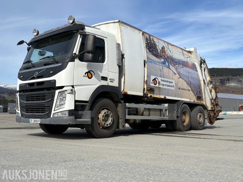 2014 Volvo FM 420 renovasjonsbil med 2-kammers løsning - Çöp kamyonu: fotoğraf 1 2014 Volvo FM 420 renovasjonsbil med 2-kammers løsning - Çöp kamyonu: fotoğraf 1