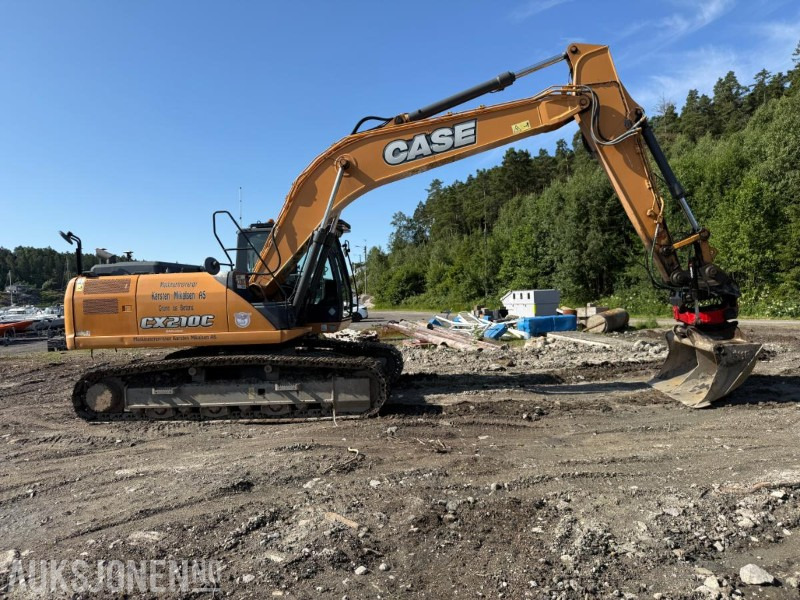 2015 Case CX210C BELTEGRAVER ROTOTILT ENGCON MASKINSTYRING SERVICEHISTORIKK LITE TIMER EN EIER. - Ekskavatör: fotoğraf 2 2015 Case CX210C BELTEGRAVER ROTOTILT ENGCON MASKINSTYRING SERVICEHISTORIKK LITE TIMER EN EIER. - Ekskavatör: fotoğraf 2