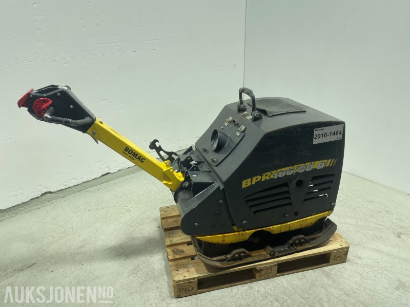 2016 Bomag BPR 100/80 D 710 kg - Kun 240 timer - Vibroplate - Silindir makinesi: fotoğraf 1 2016 Bomag BPR 100/80 D 710 kg - Kun 240 timer - Vibroplate - Silindir makinesi: fotoğraf 1