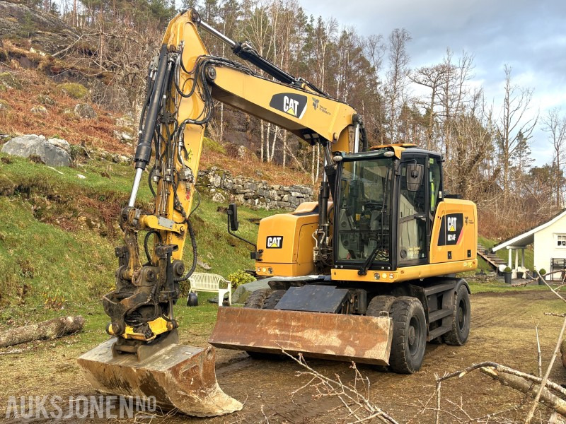 2016 Cat M314F hjulgraver - serviceavtale - nylig service - tiltrotator og pusseskuffe - Tekerlekli ekskavatör: fotoğraf 1 2016 Cat M314F hjulgraver - serviceavtale - nylig service - tiltrotator og pusseskuffe - Tekerlekli ekskavatör: fotoğraf 1