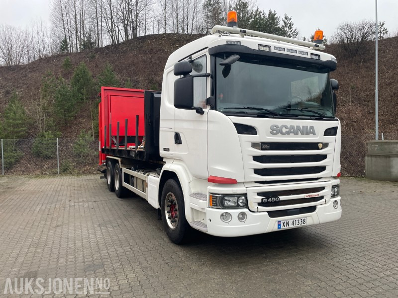 2016 Scania G-490 Krokløft med Buffalopåbygg - Kancalı yükleyici kamyon: fotoğraf 2 2016 Scania G-490 Krokløft med Buffalopåbygg - Kancalı yükleyici kamyon: fotoğraf 2